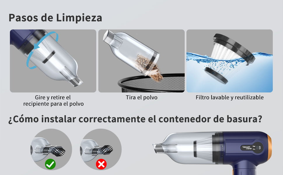 Aspiradora portátil 5 en 1 - Tornado ™